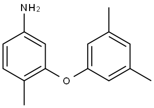 3-(3,5-Dimethylphenoxy)-4-methylaniline Structure