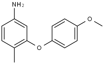 3-(4-Methoxyphenoxy)-4-methylphenylamine Structure