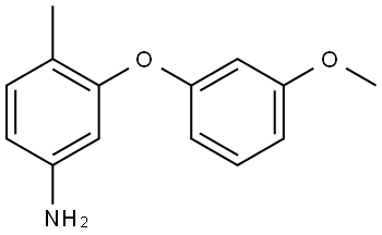 3-(3-Methoxyphenoxy)-4-methyl-phenylamine Structure