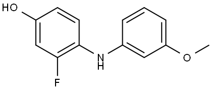 4-[(3-Methoxyphenyl)amino]-3-fluorophenol Structure