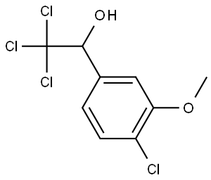 2,2,2-Trichloro-1-(4-chloro-3-methoxyphenyl)ethanol Structure