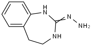 2-Hydrazinyl-4,5-dlhydro-1H-1.3-benzodiazepine Structure