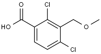 2,4-dichloro-3-(methoxymethyl)benzoic acid Structure