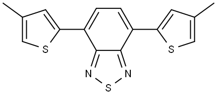 4,7-bis(4-methylthiophen-2-yl)benzo[c][1,2,5]thiadiazole Structure