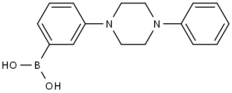 Boronic acid, B-[3-(4-phenyl-1-piperazinyl)phenyl]- Structure