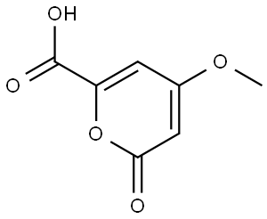 4-Methoxy-2-oxo-2H-pyran-6-carboxylic acid 구조식 이미지