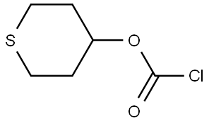 tetrahydro-2H-thiopyran-4-yl carbonochloridate Structure