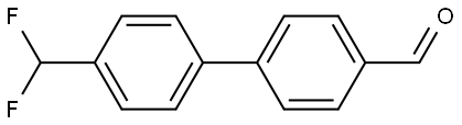 4'-(Difluoromethyl)[1,1'-biphenyl]-4-carboxaldehyde Structure