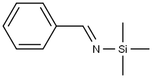 Silanamine, 1,1,1-trimethyl-N-(phenylmethylene)-, [N(E)]- Structure