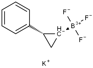 potassium trifluoro[(1S,2S)-2-phenylcyclopropyl]boranuide Structure