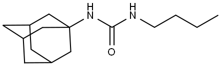 1-(1-ADAMANTYL)-3-BUTYLUREA Structure