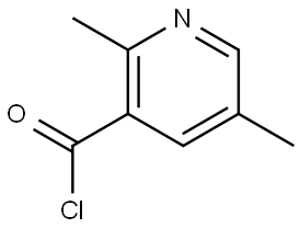 2,5-Dimethyl-3-pyridinecarbonyl chloride Structure