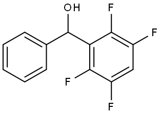 phenyl(2,3,5,6-tetrafluorophenyl)methanol Structure