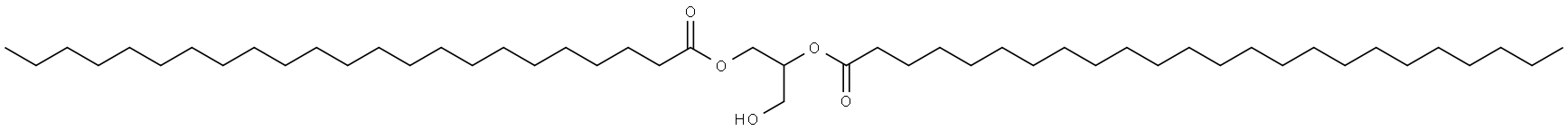 1-hydroxy-3-(tricosanoyloxy)propan-2-yl tetracosanoate Structure