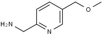 (5-(Methoxymethyl)pyridin-2-yl)methanamine Structure