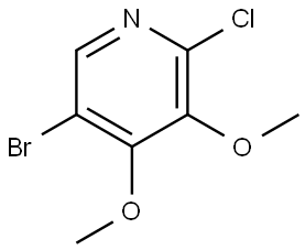 5-Bromo-2-chloro-3,4-dimethoxypyridine Structure