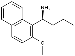 (1S)-1-(2-METHOXYNAPHTHALEN-1-YL)BUTAN-1-AMINE 구조식 이미지