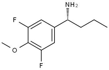 (1R)-1-(3,5-DIFLUORO-4-METHOXYPHENYL)BUTAN-1-AMINE Structure