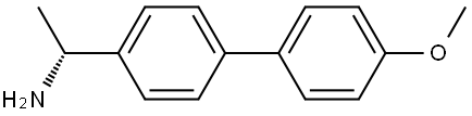 (αR)-4′-Methoxy-α-methyl[1,1′-biphenyl]-4-methanamine Structure