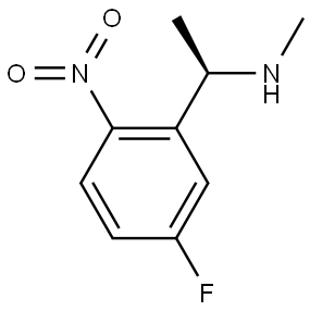 (R)-1-(5-fluoro-2-nitrophenyl)-N-methylethan-1-amine Structure