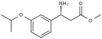 METHYL (3R)-3-AMINO-3-[3-(METHYLETHOXY)PHENYL]PROPANOATE Structure