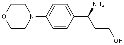 (3S)-3-AMINO-3-(4-MORPHOLIN-4-YLPHENYL)PROPAN-1-OL Structure