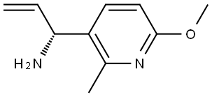 (1R)-1-(6-METHOXY-2-METHYLPYRIDIN-3-YL)PROP-2-EN-1-AMINE Structure