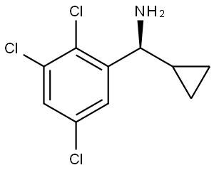 (S)-CYCLOPROPYL(2,3,5-TRICHLOROPHENYL)METHANAMINE Structure