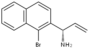 (1S)-1-(1-BROMONAPHTHALEN-2-YL)PROP-2-EN-1-AMINE Structure