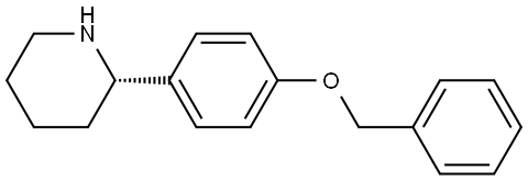 1-((2S)(2-PIPERIDYL))-4-(PHENYLMETHOXY)BENZENE Structure