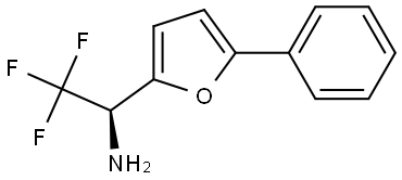 (1R)-2,2,2-TRIFLUORO-1-(5-PHENYL(2-FURYL))ETHYLAMINE Structure