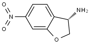 (3S)-6-nitro-2,3-dihydro-1-benzofuran-3-amine 구조식 이미지