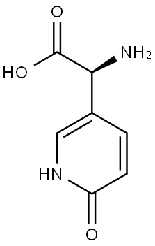 (2S)-2-amino-2-(6-hydroxypyridin-3-yl)acetic acid Structure