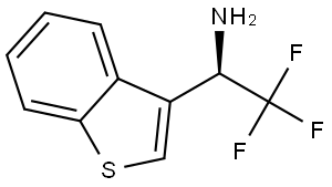 (1R)-1-BENZO[B]THIOPHEN-3-YL-2,2,2-TRIFLUOROETHYLAMINE Structure