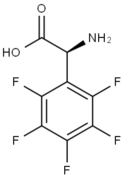 (2S)-2-AMINO-2-(2,3,4,5,6-PENTAFLUOROPHENYL)ACETIC ACID 구조식 이미지