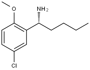 (1R)-1-(5-CHLORO-2-METHOXYPHENYL)PENTAN-1-AMINE Structure