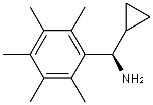 (1R)-1-CYCLOPROPYL-1-(2,3,4,5,6-PENTAMETHYLPHENYL)METHANAMINE Structure