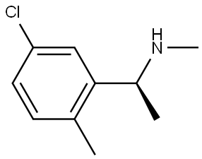 (1S)-1-(5-CHLORO-2-METHYLPHENYL)ETHYL](METHYL)AMINE Structure