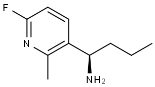 (1R)-1-(6-FLUORO-2-METHYLPYRIDIN-3-YL)BUTAN-1-AMINE Structure