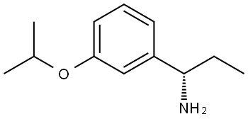 (1S)-1-[3-(METHYLETHOXY)PHENYL]PROPYLAMINE Structure