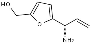 5-((1S)-1-AMINOPROP-2-ENYL)-2-FURYL]METHAN-1-OL Structure