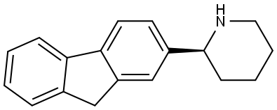 (2S)-2-(9H-FLUOREN-2-YL)PIPERIDINE 구조식 이미지