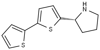 (2R)-2-[5-(THIOPHEN-2-YL)THIOPHEN-2-YL]PYRROLIDINE Structure