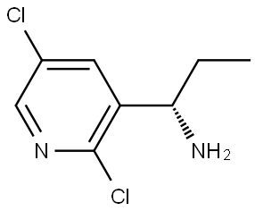 (1S)-1-(2,5-DICHLOROPYRIDIN-3-YL)PROPAN-1-AMINE Structure