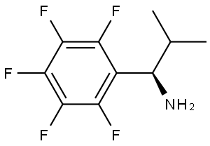 (1R)-2-METHYL-1-(2,3,4,5,6-PENTAFLUOROPHENYL)PROPYLAMINE Structure