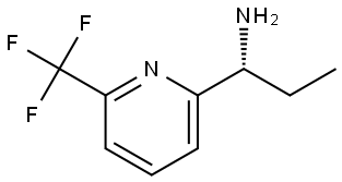 (1R)-1-[6-(trifluoromethyl)pyridin-2-yl]propan-1-amine Structure