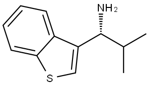 (1R)-1-BENZO[B]THIOPHEN-3-YL-2-METHYLPROPYLAMINE Structure