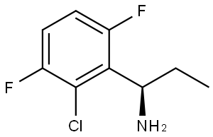 (1R)-1-(2-CHLORO-3,6-DIFLUOROPHENYL)PROPAN-1-AMINE Structure