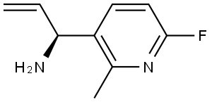 (1S)-1-(6-FLUORO-2-METHYLPYRIDIN-3-YL)PROP-2-EN-1-AMINE Structure