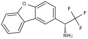 (1R)-1-DIBENZO[B,D]FURAN-2-YL-2,2,2-TRIFLUOROETHYLAMINE Structure